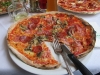 Unsere erste Pizza in Italien (Meran) - suuuuper lecker :-)