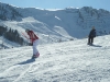 Übung beim Snowboardkurs mit Lehrerin Nina